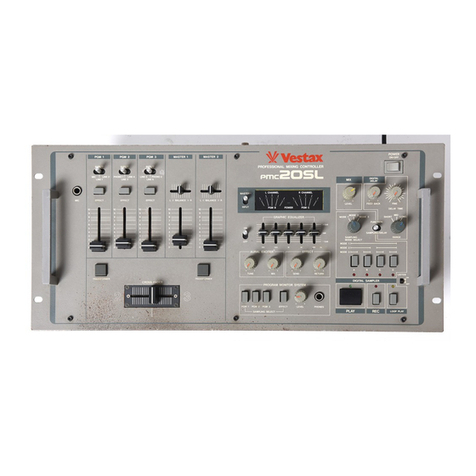 Vestax PMC-20SL User manual Vestax PMC-20SL User manual