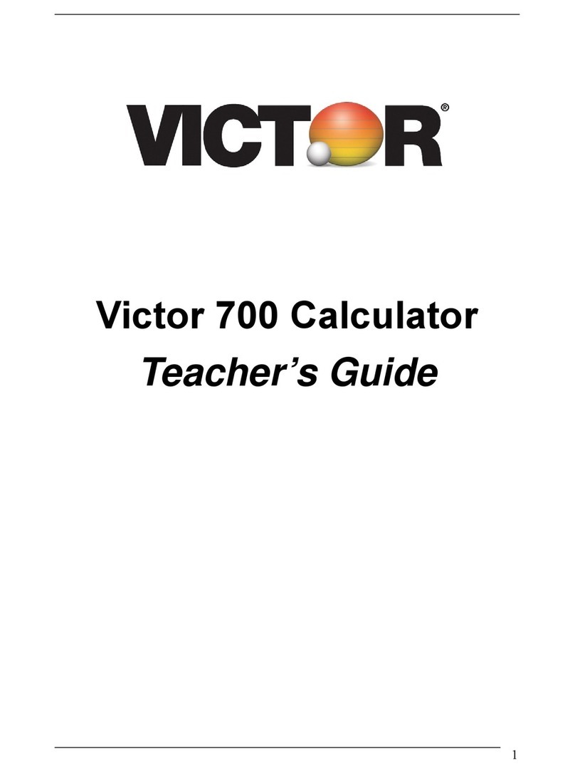 Victor VCT700 User manual