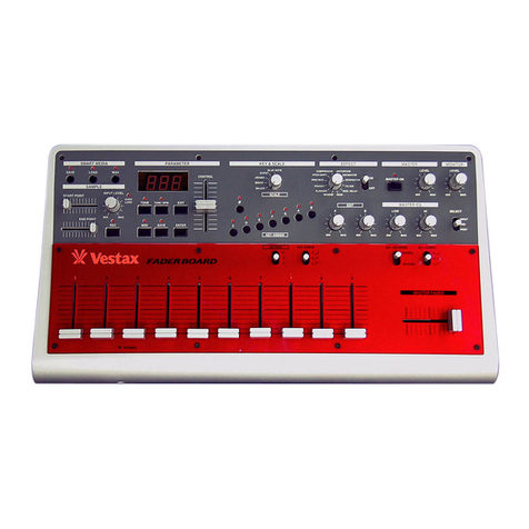 Vestax FADERBOARD User manual Vestax FADERBOARD User manual