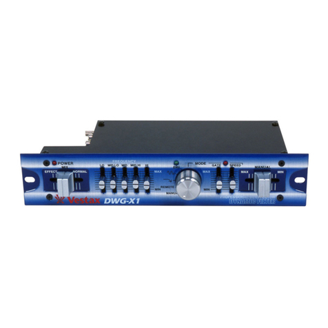 Vestax DWG-X1 User manual