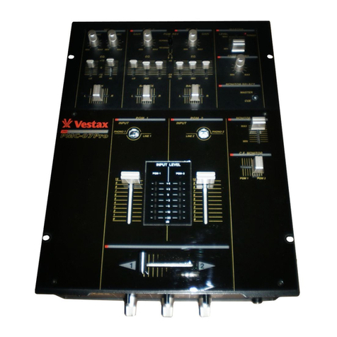 Vestax PMC-07Pro owner's manual