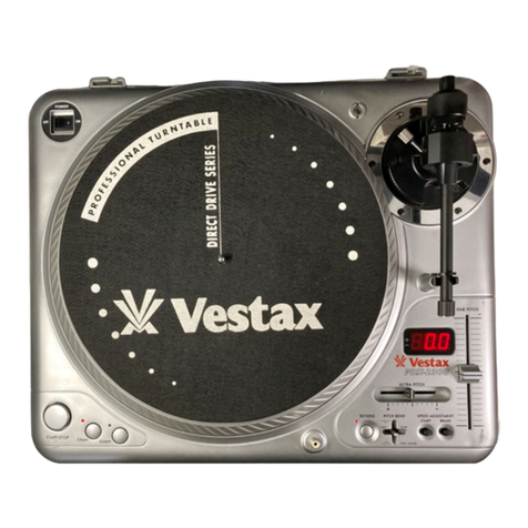 Vestax PDX-2300 User manual Vestax PDX-2300 User manual