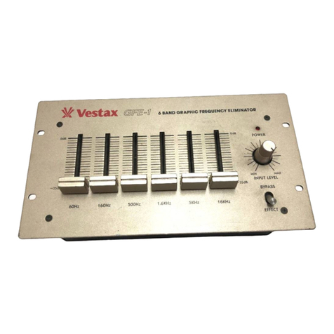 Vestax GFE-1 owner's manual