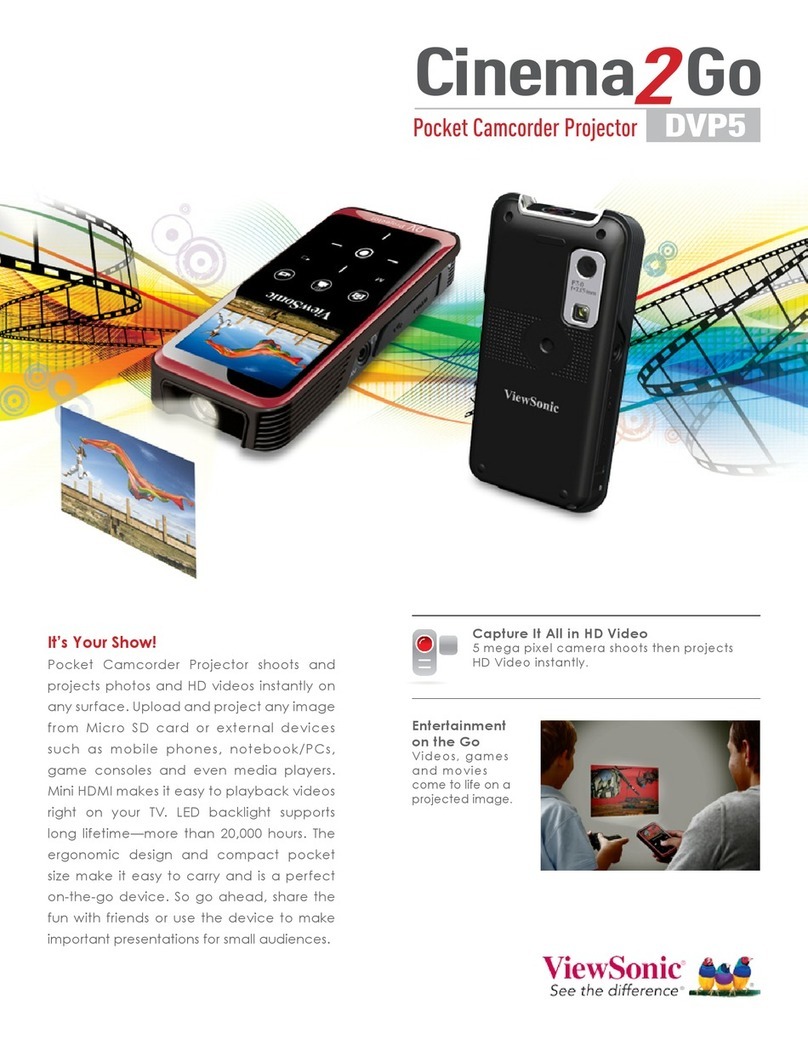 ViewSonic DVP5 User manual ViewSonic DVP5 User manual