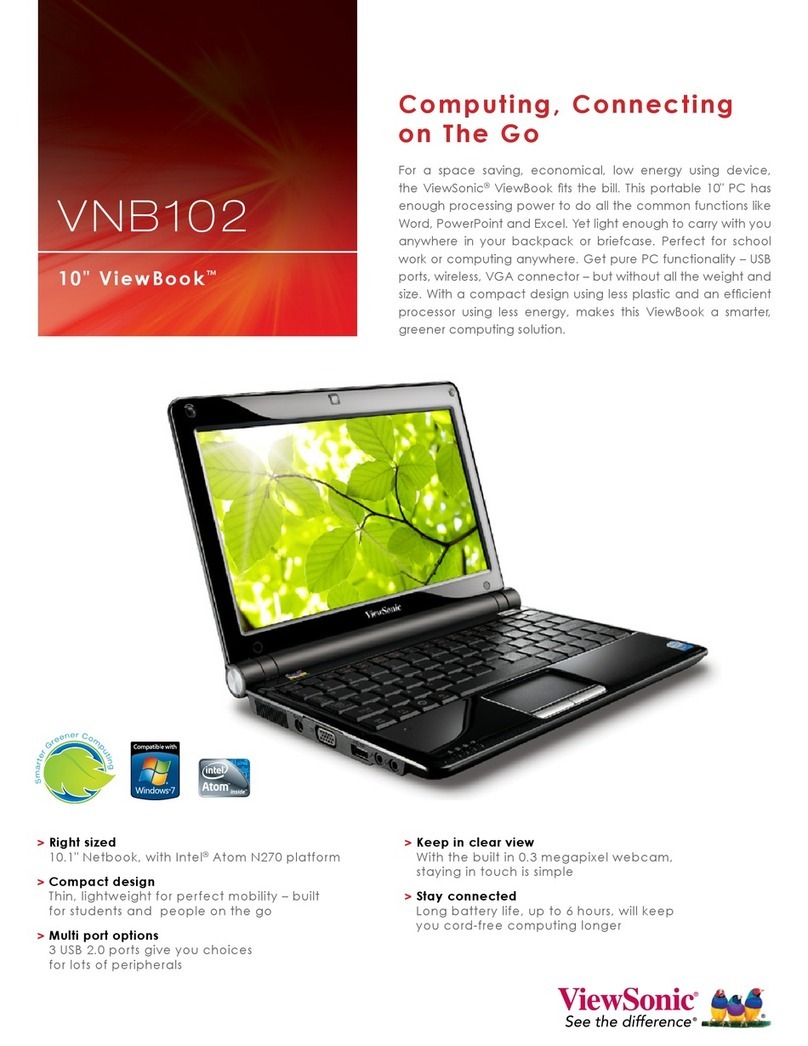 ViewSonic VNB102 Specifications