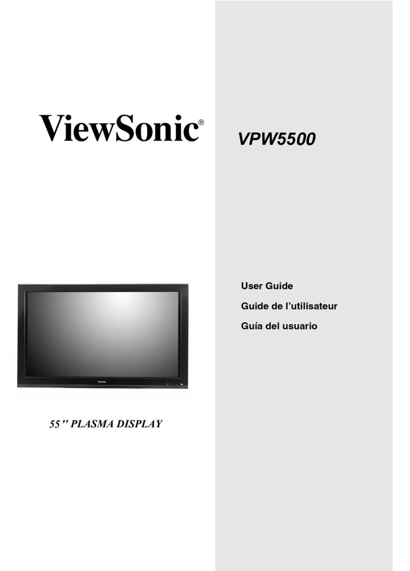 ViewSonic VPW5500 User manual
