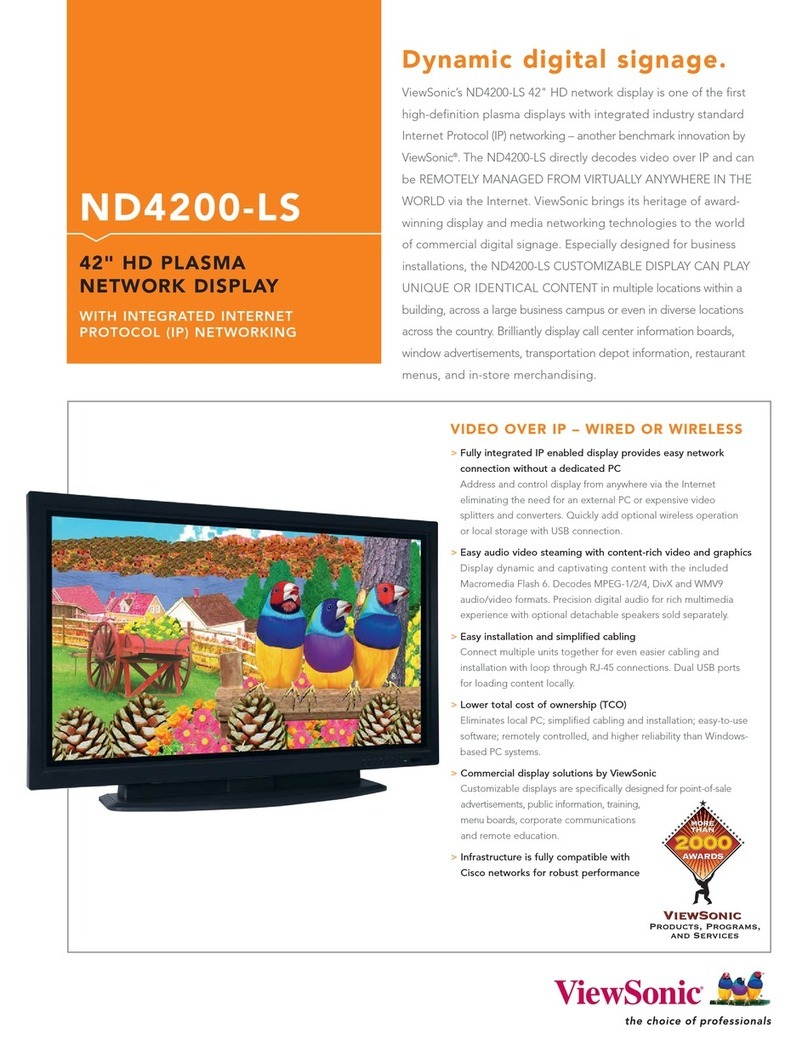 ViewSonic ND4200 User manual