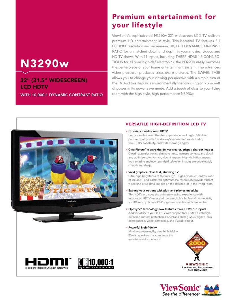 ViewSonic VIEWSONIC N3290W User manual