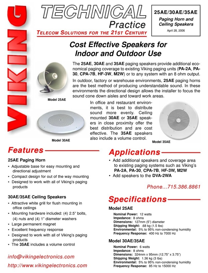 Viking 25AE Instructions for use