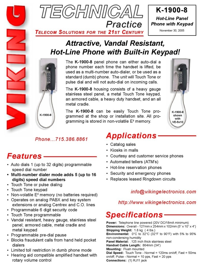 Viking K-1900-8 Technical practice