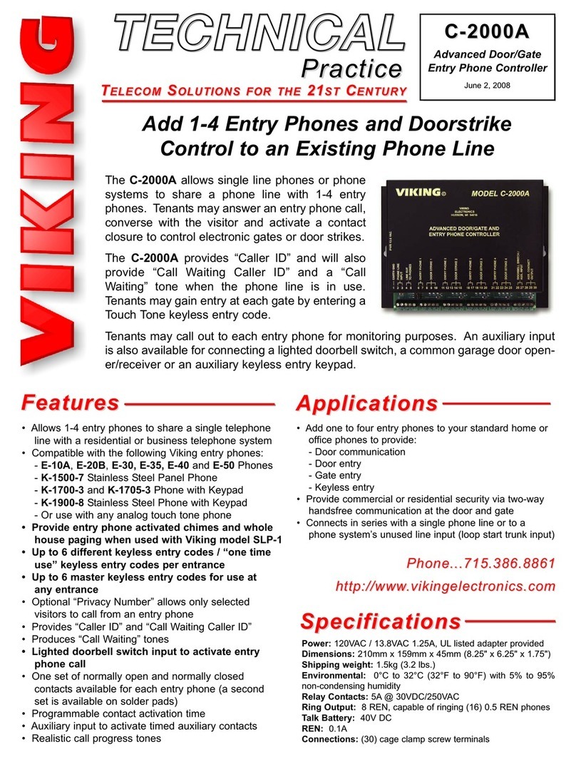 Viking K-1900-8 Instructions for use