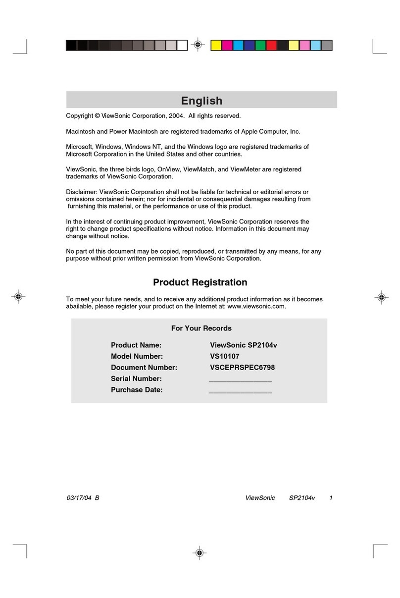 ViewSonic NeoSat SP2104v User manual
