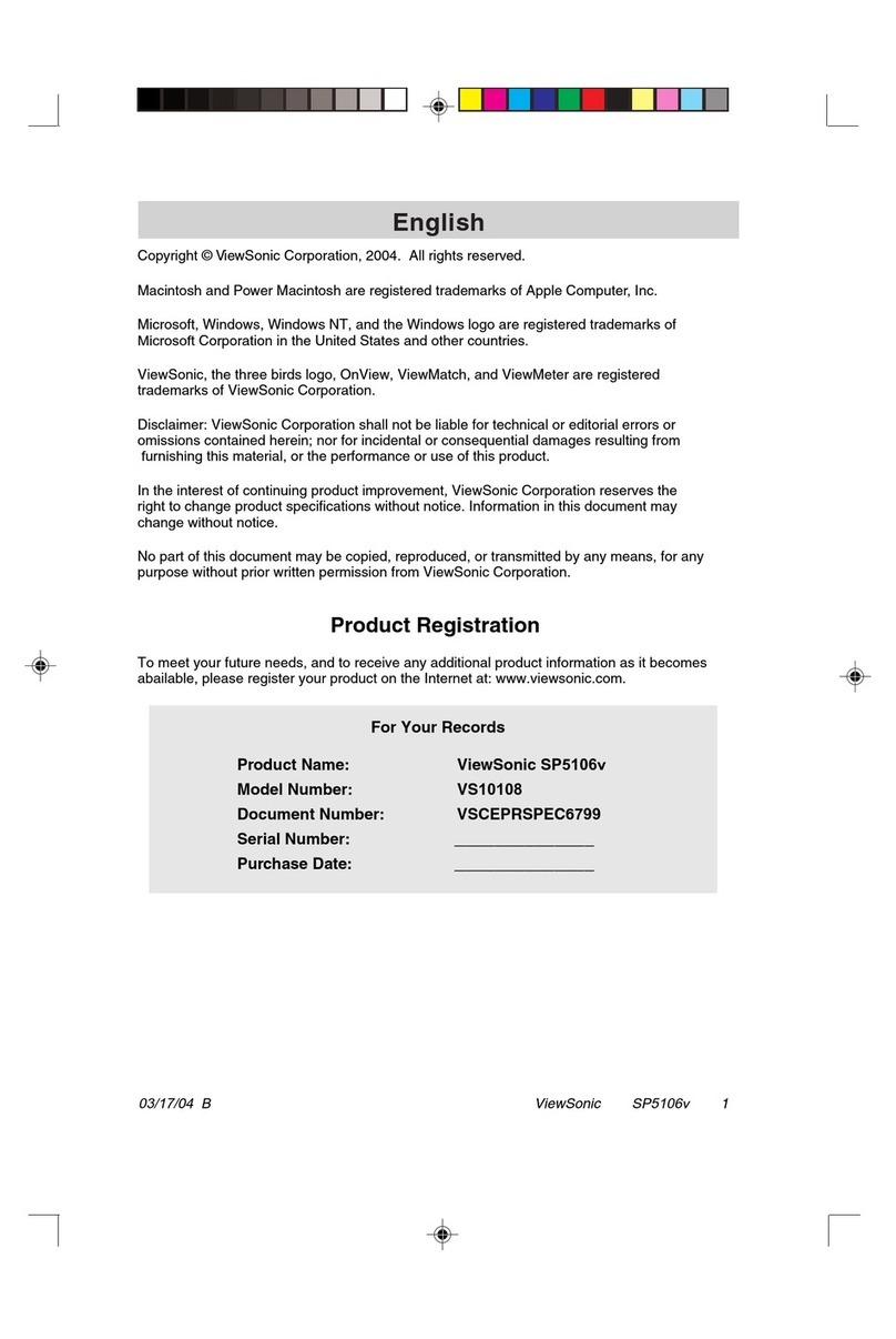 ViewSonic NeoSat SP5106v User manual