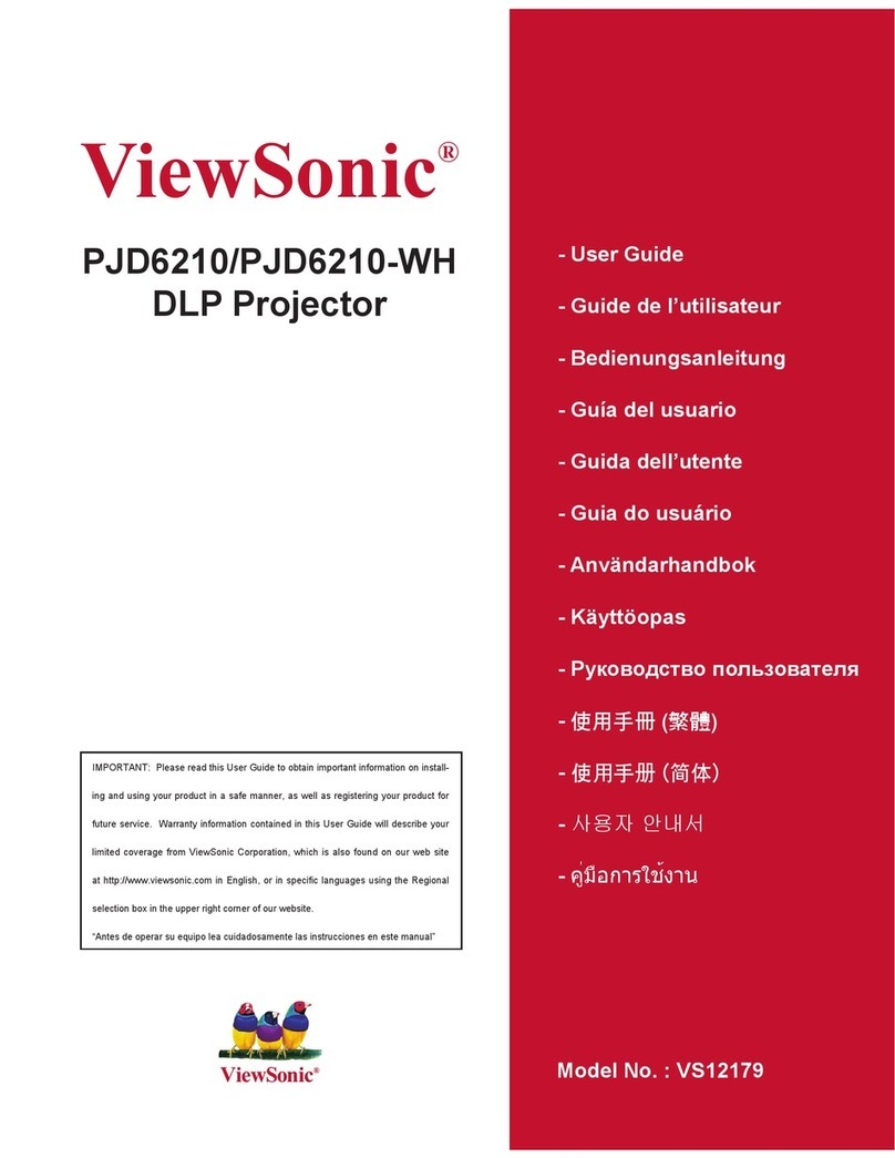 ViewSonic PJD6210 user guide