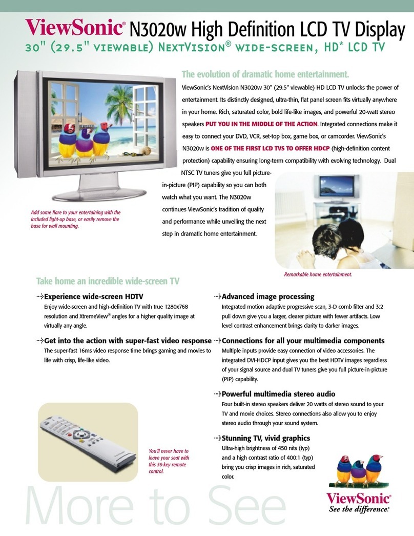 ViewSonic N3020w User manual