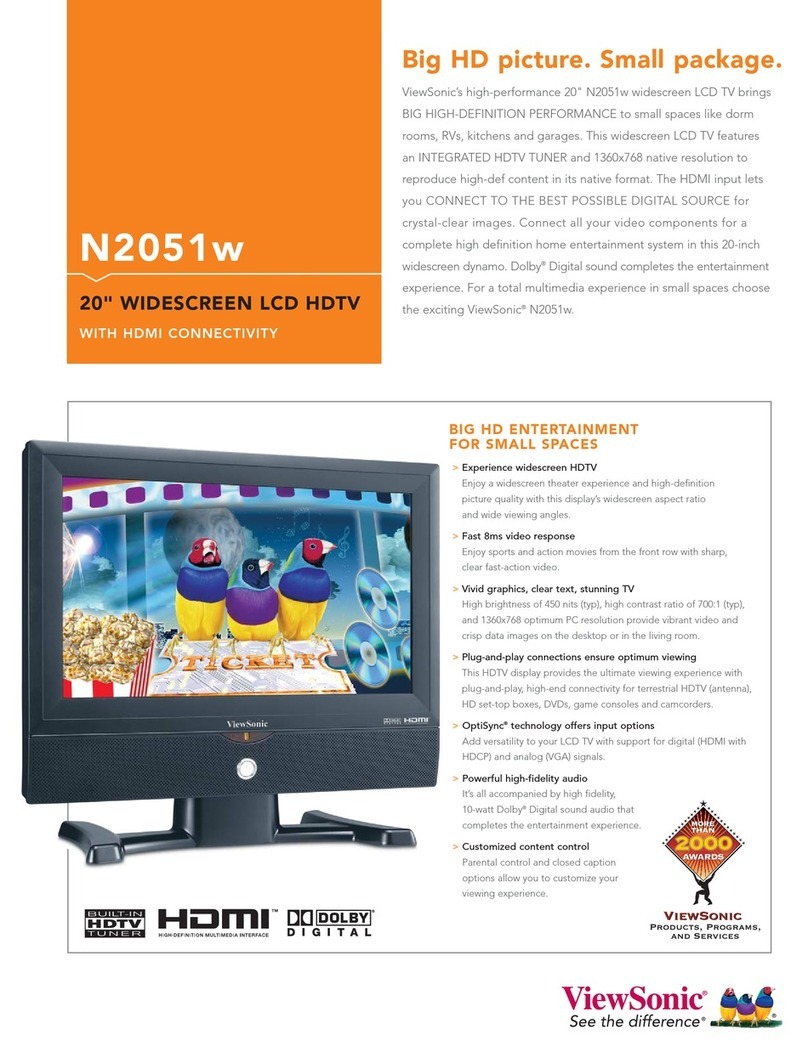 ViewSonic N2051w User manual