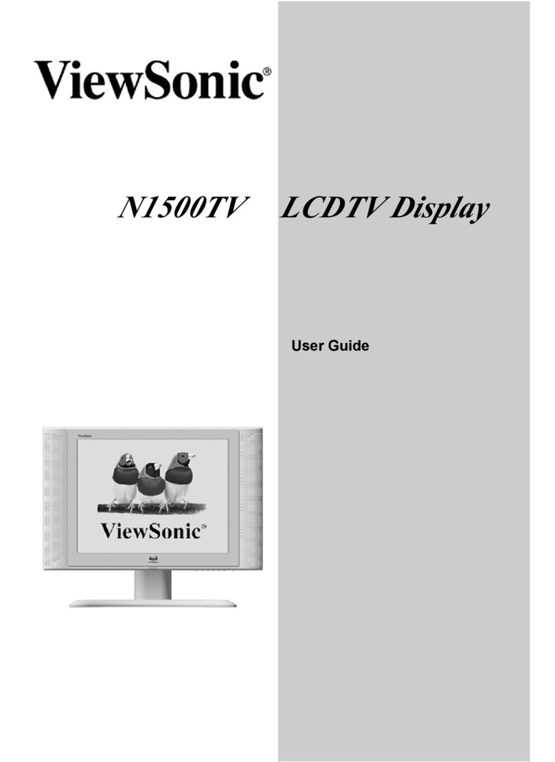 ViewSonic N1500TV - 15" LCD TV User manual
