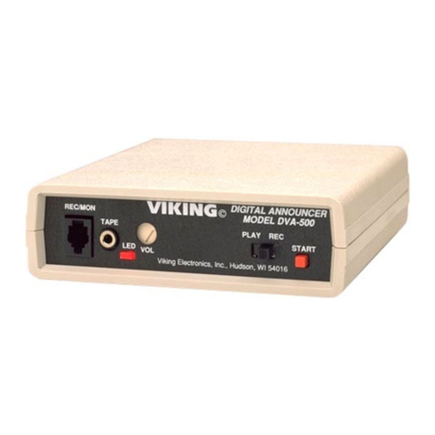 Viking DVA-500 Instructions for use Viking DVA-500 Instructions for use