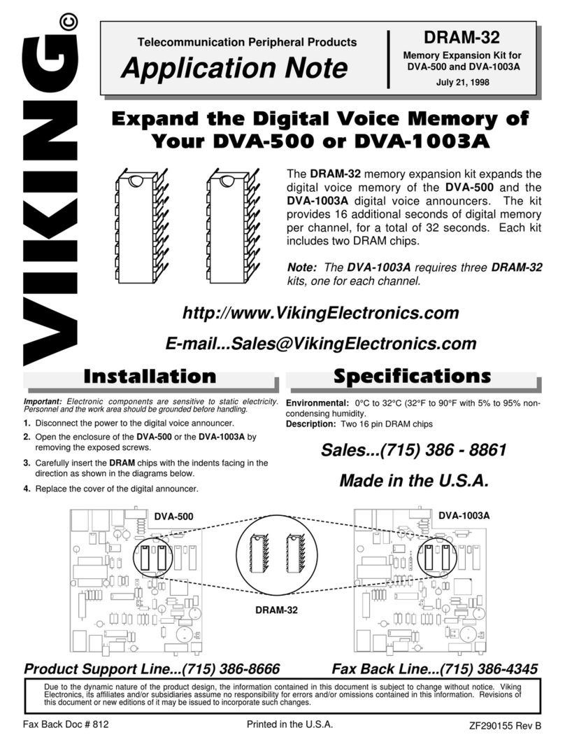 Viking DRAM-32 Application note