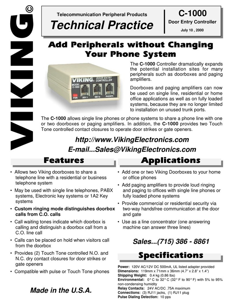 Viking C-1000 Technical practice