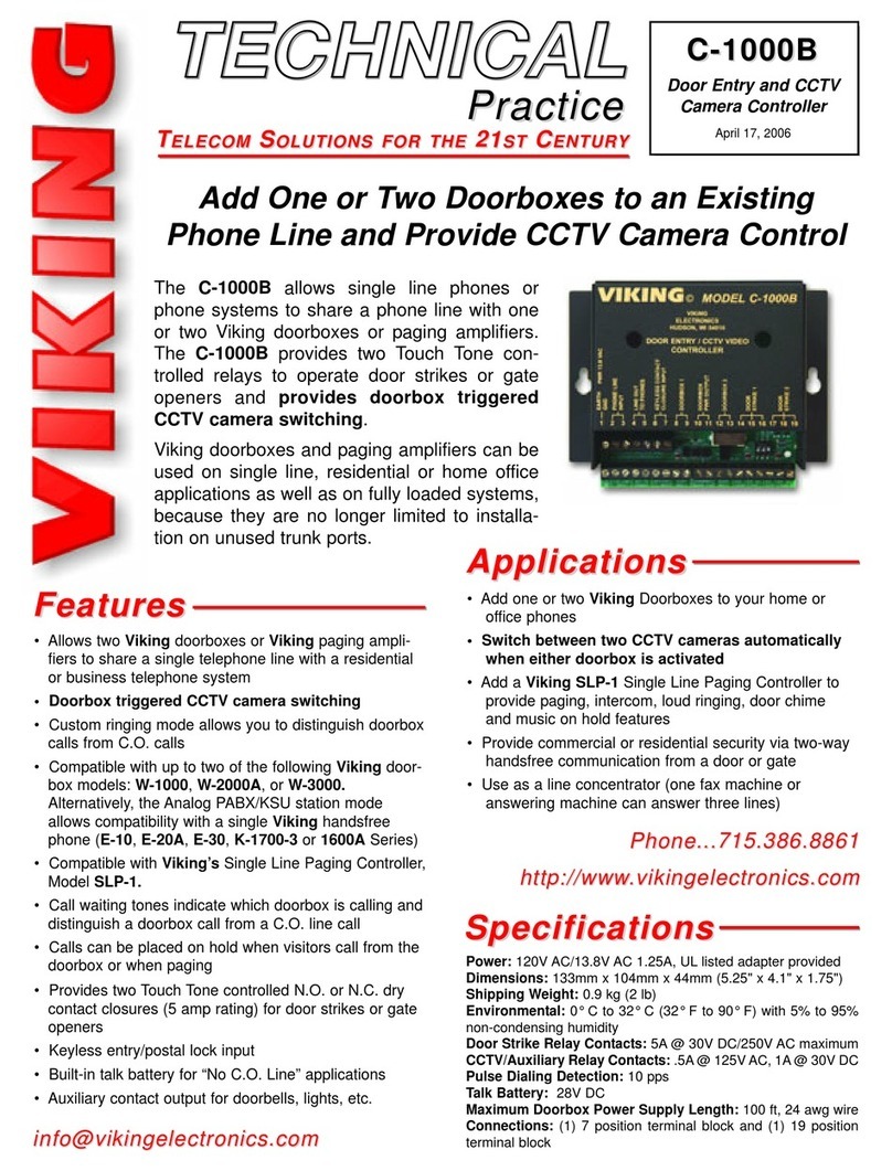 Viking C-1000B Instructions for use