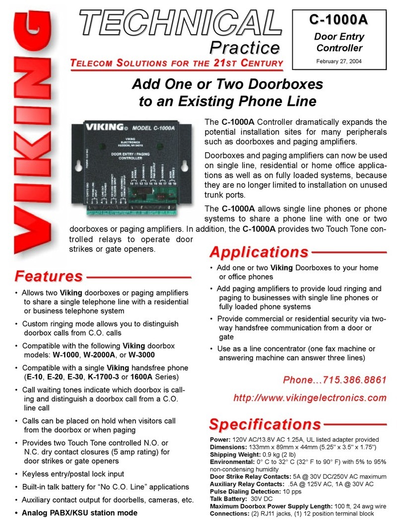 Viking C-1000A Technical practice