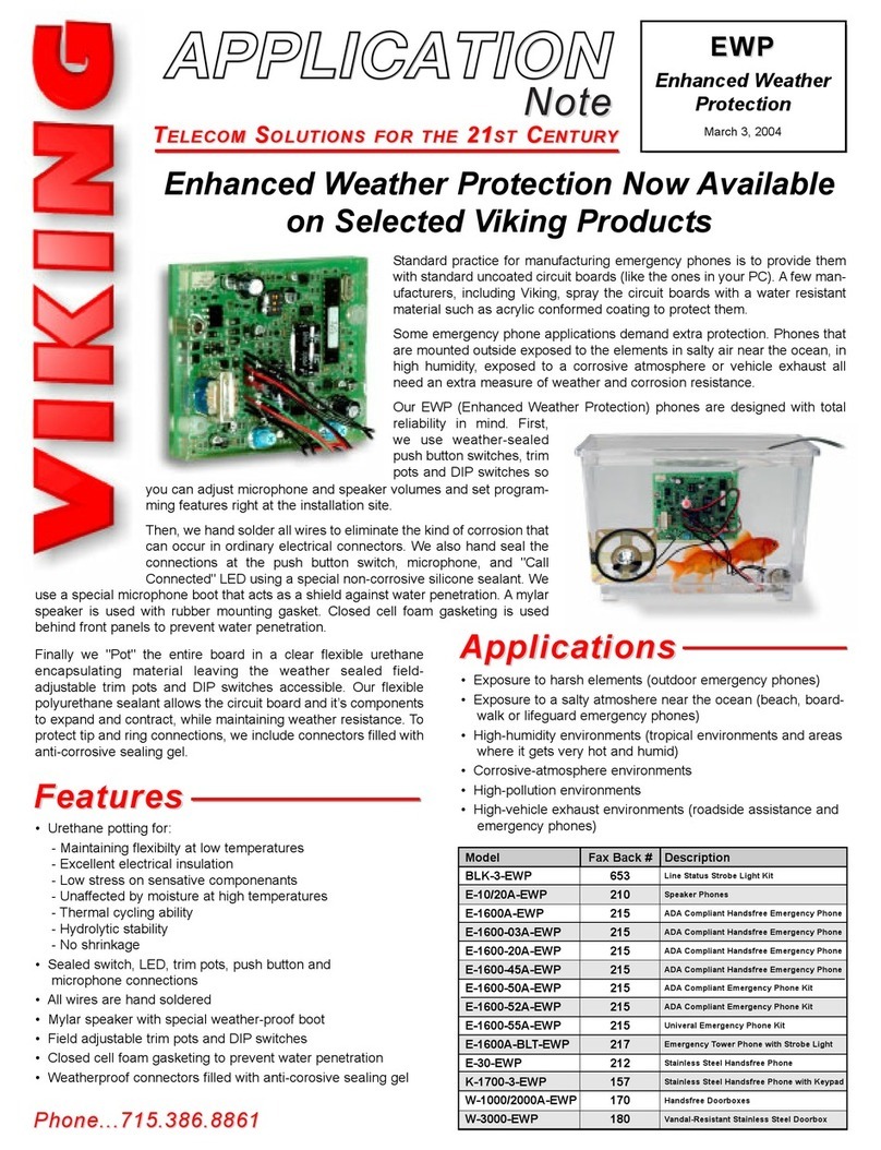 Viking BLK-3-EWP Application note