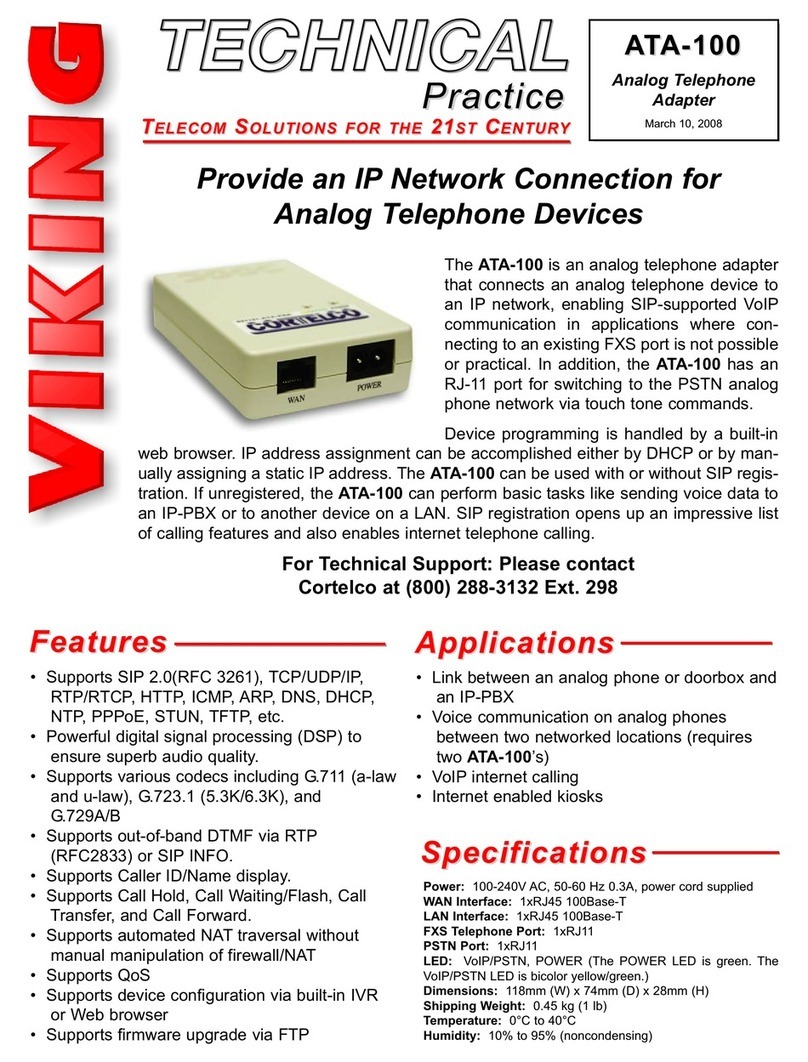 Viking ATA-100 Instructions for use