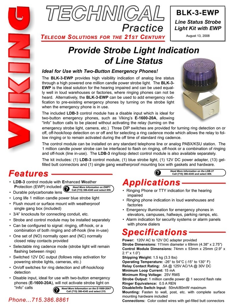 Viking BLK-3-EWP Instructions for use
