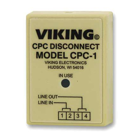 Viking CPC-1 Instructions for use Viking CPC-1 Instructions for use