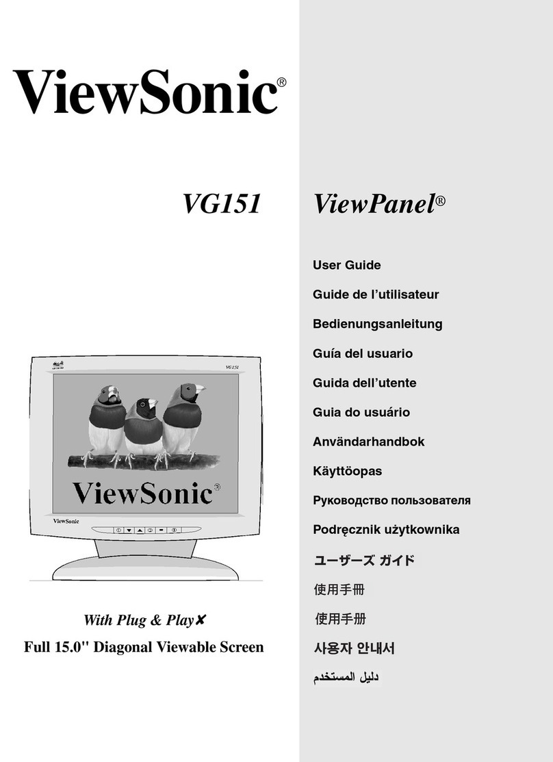 ViewSonic ViewPanel VG151 User manual