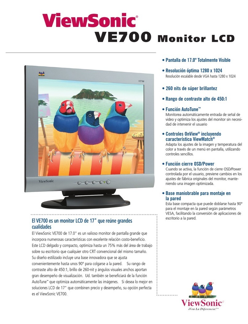 ViewSonic ViewPanel VE700 User manual