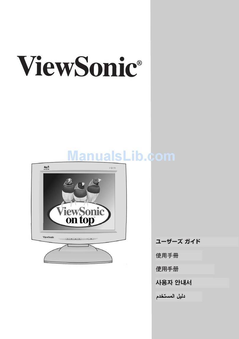 ViewSonic ViewPanel VE170 User manual