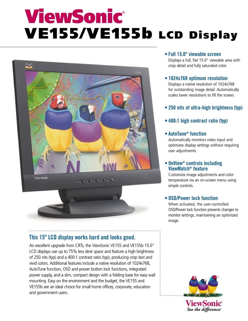 ViewSonic ViewPanel VE155 User manual