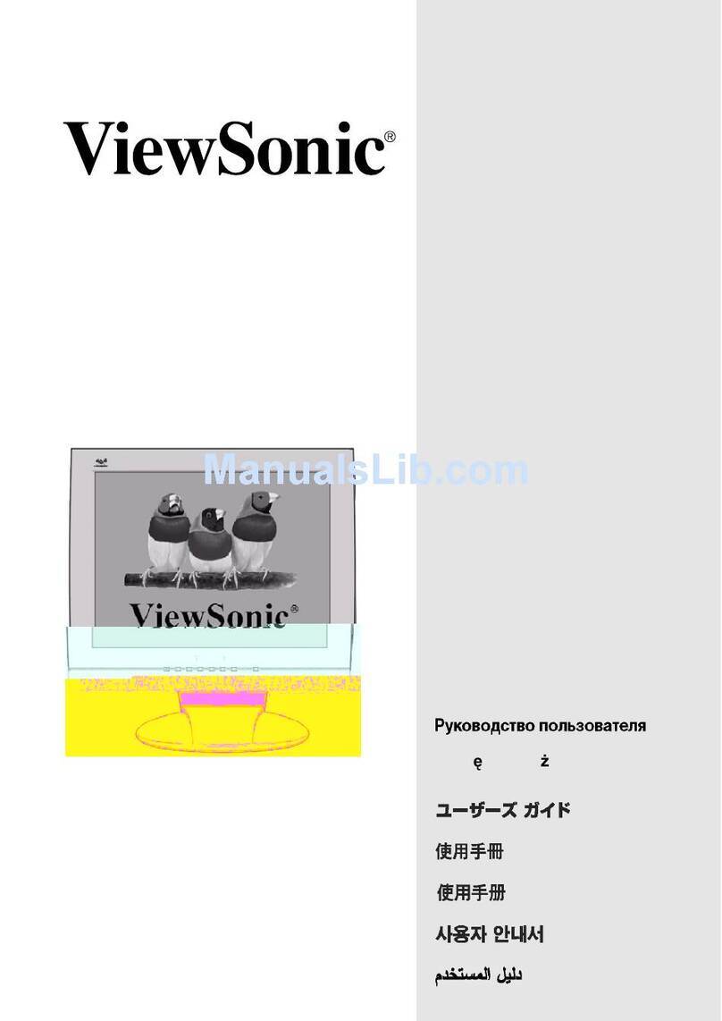 ViewSonic VG810 User manual