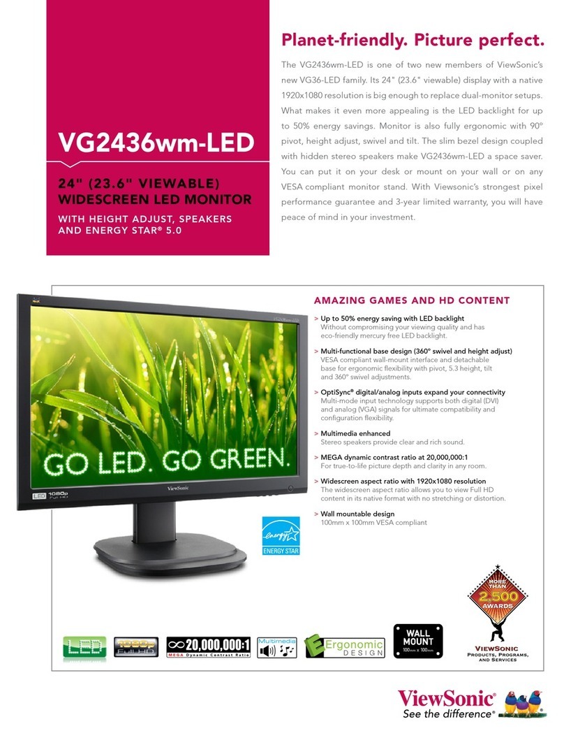 ViewSonic VG2436wm-LED User manual