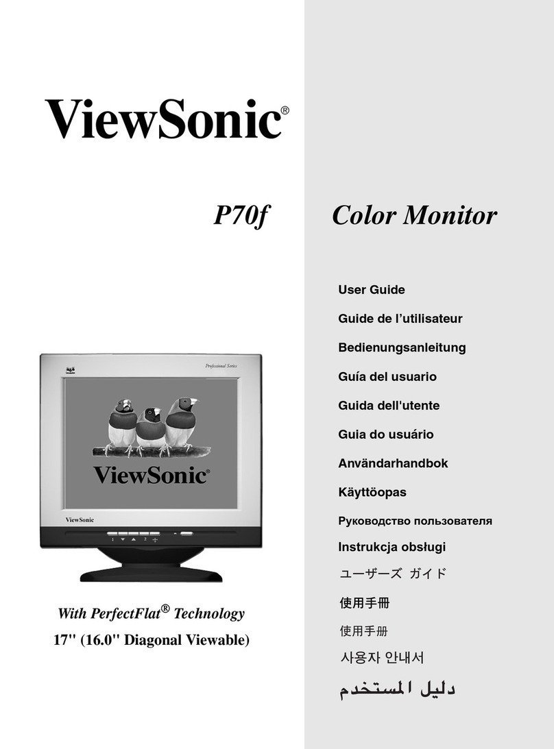 ViewSonic P70f User manual