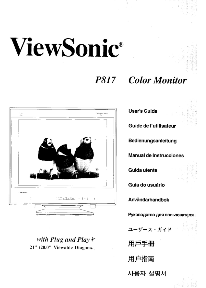 ViewSonic P817 User manual