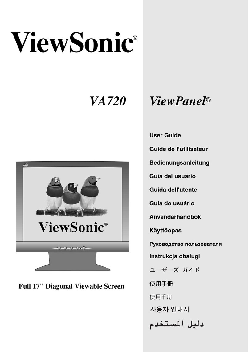 ViewSonic ViewPanel VA720 User manual