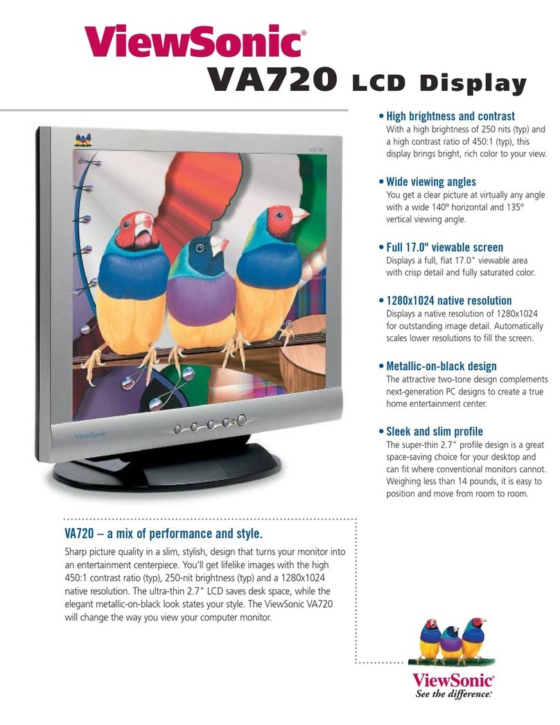 ViewSonic ViewPanel VA720 User manual