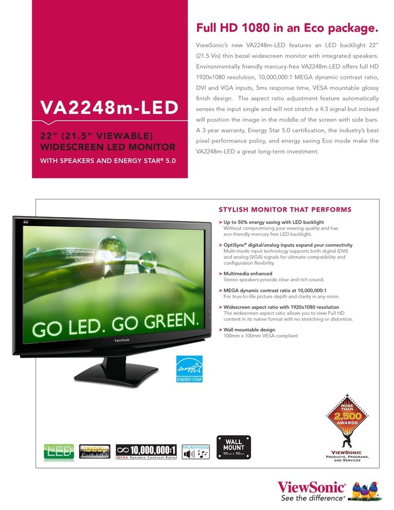ViewSonic VA2248m User manual