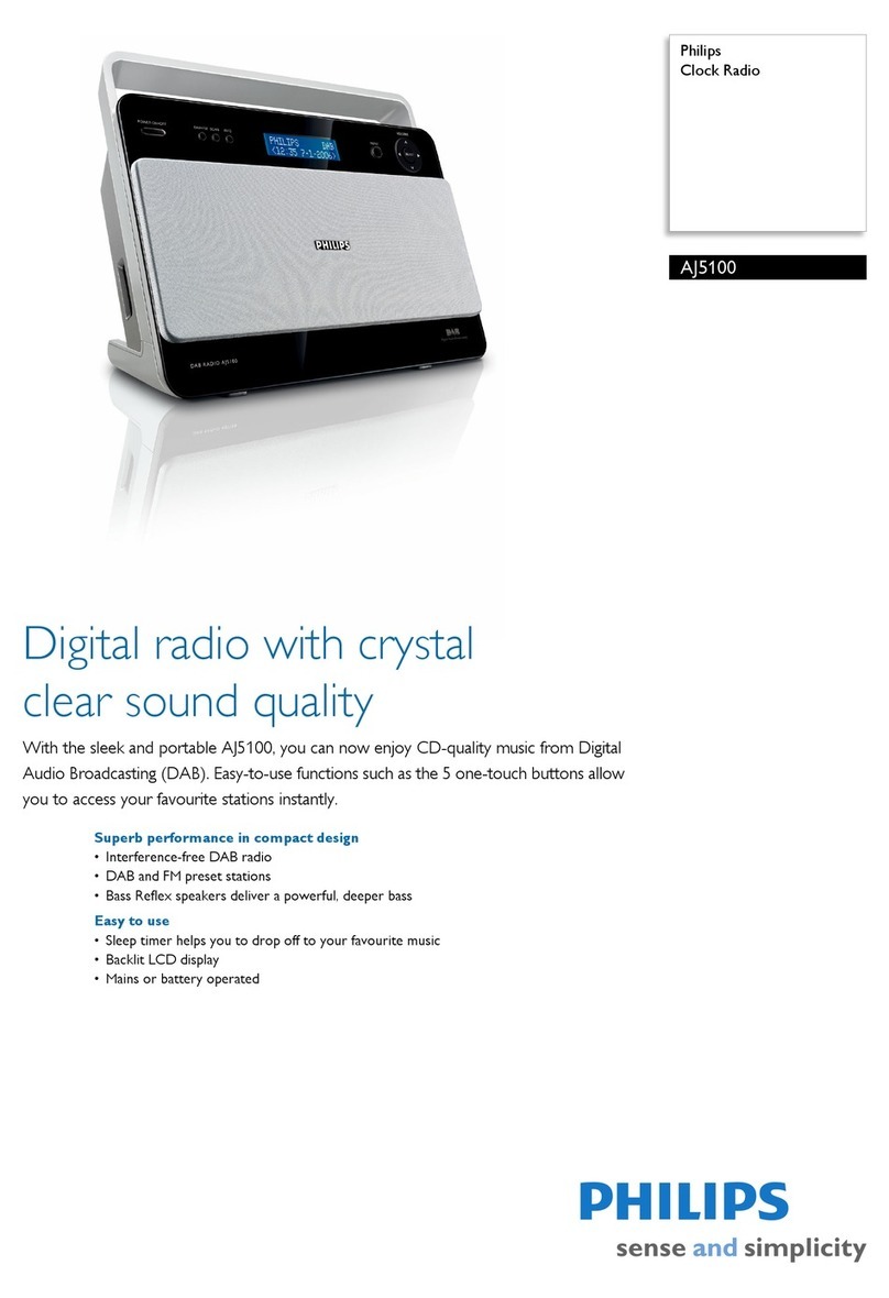 Philips AJ5100 User manual