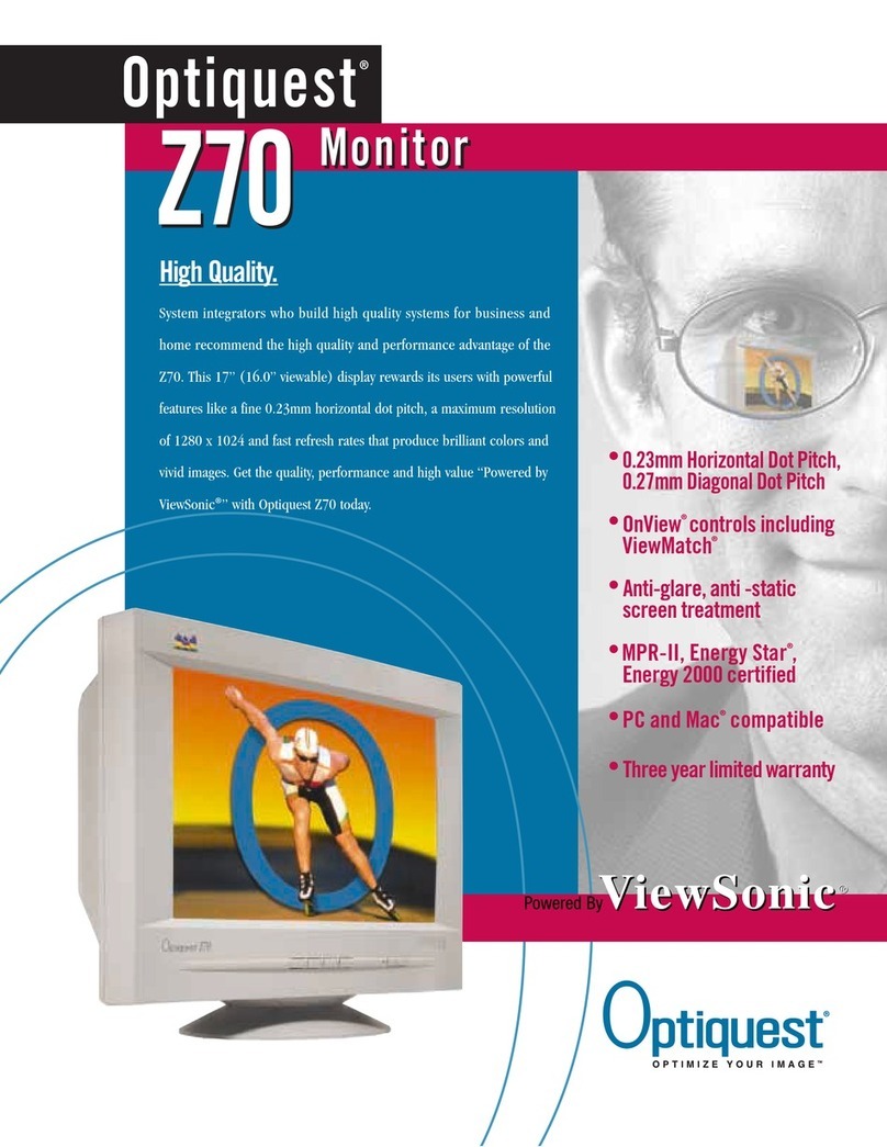 Optiquest Z70 User manual
