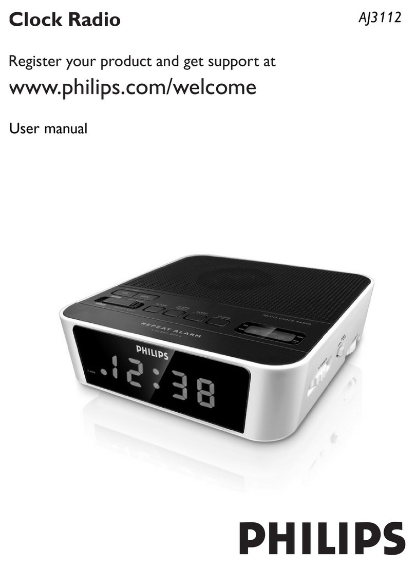 Philips AJ3112 User manual