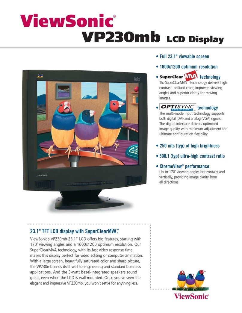 ViewSonic ViewPanel VP230mb User manual