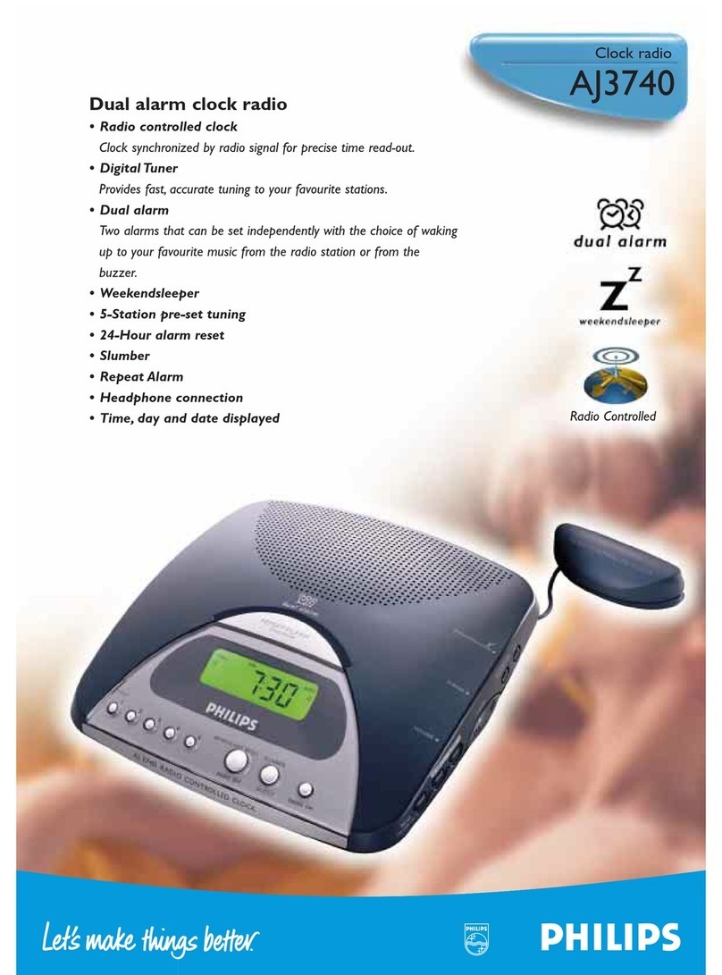 Philips AJ 3740 User manual