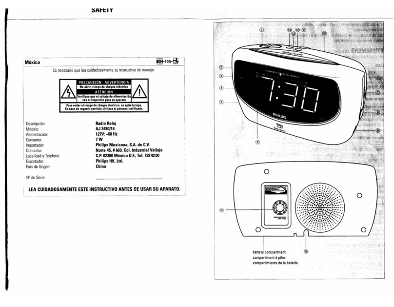 Philips AJ3480 manual