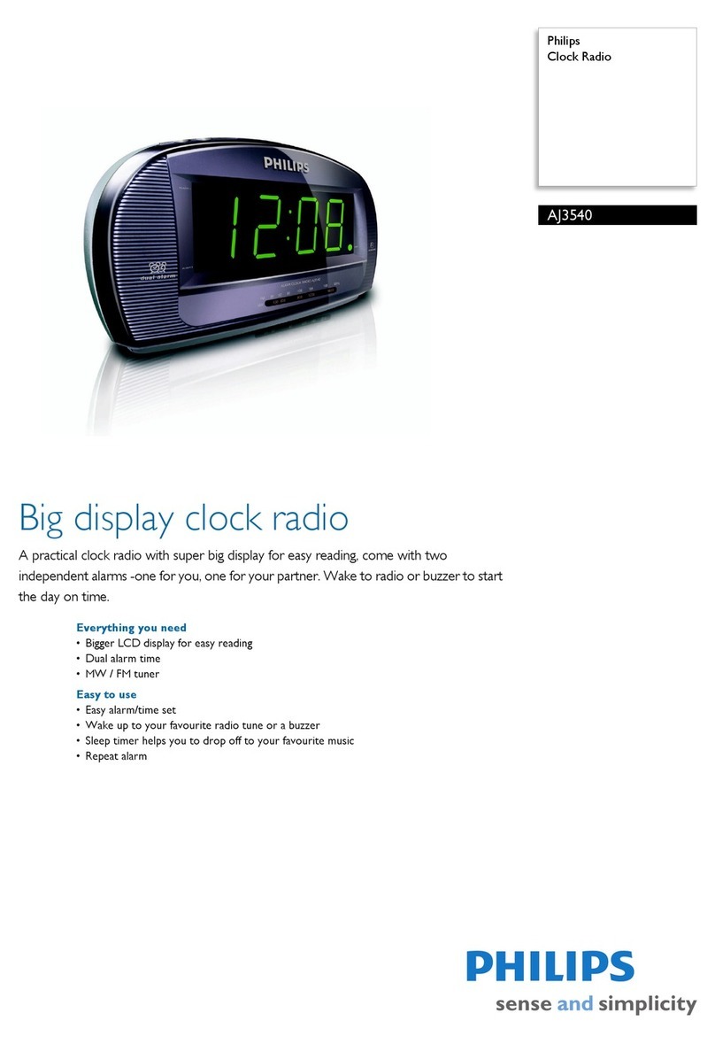 Philips AJ3540 Specifications