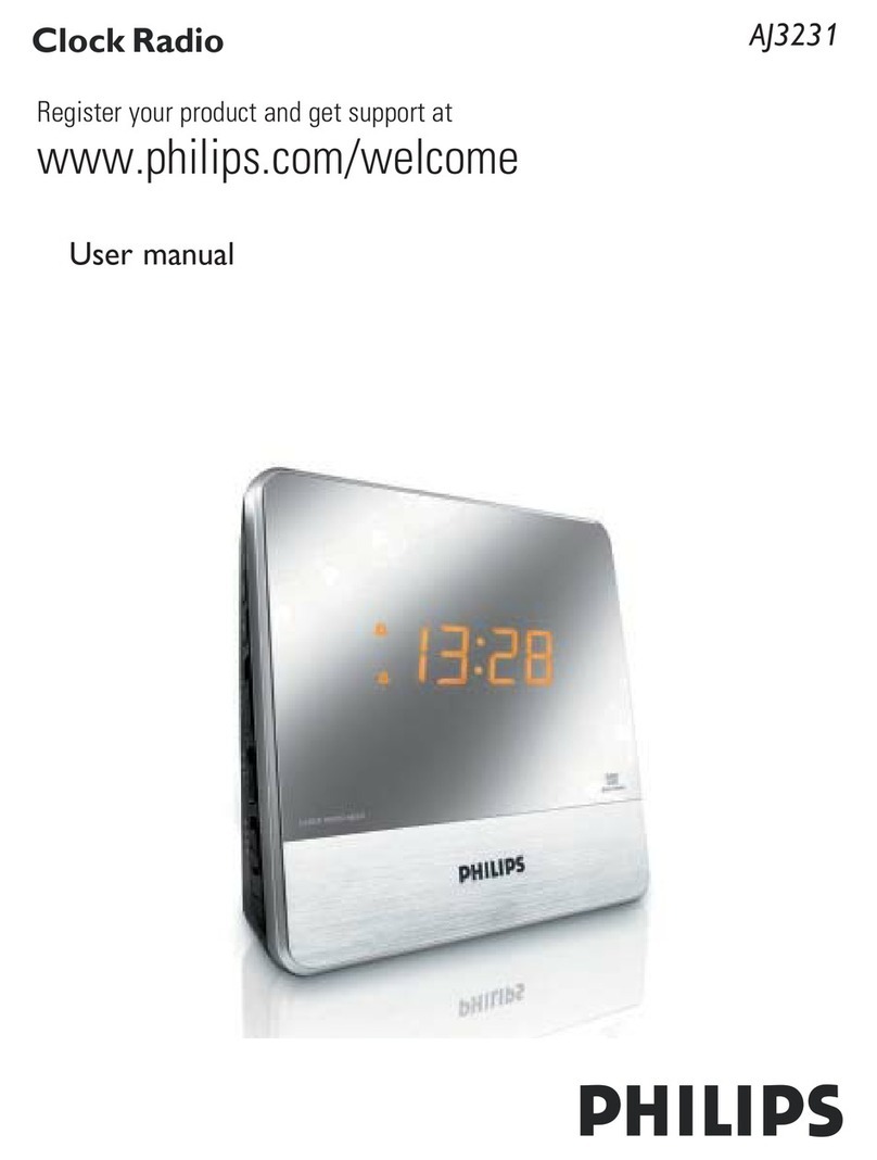 Philips AJ3231 User manual