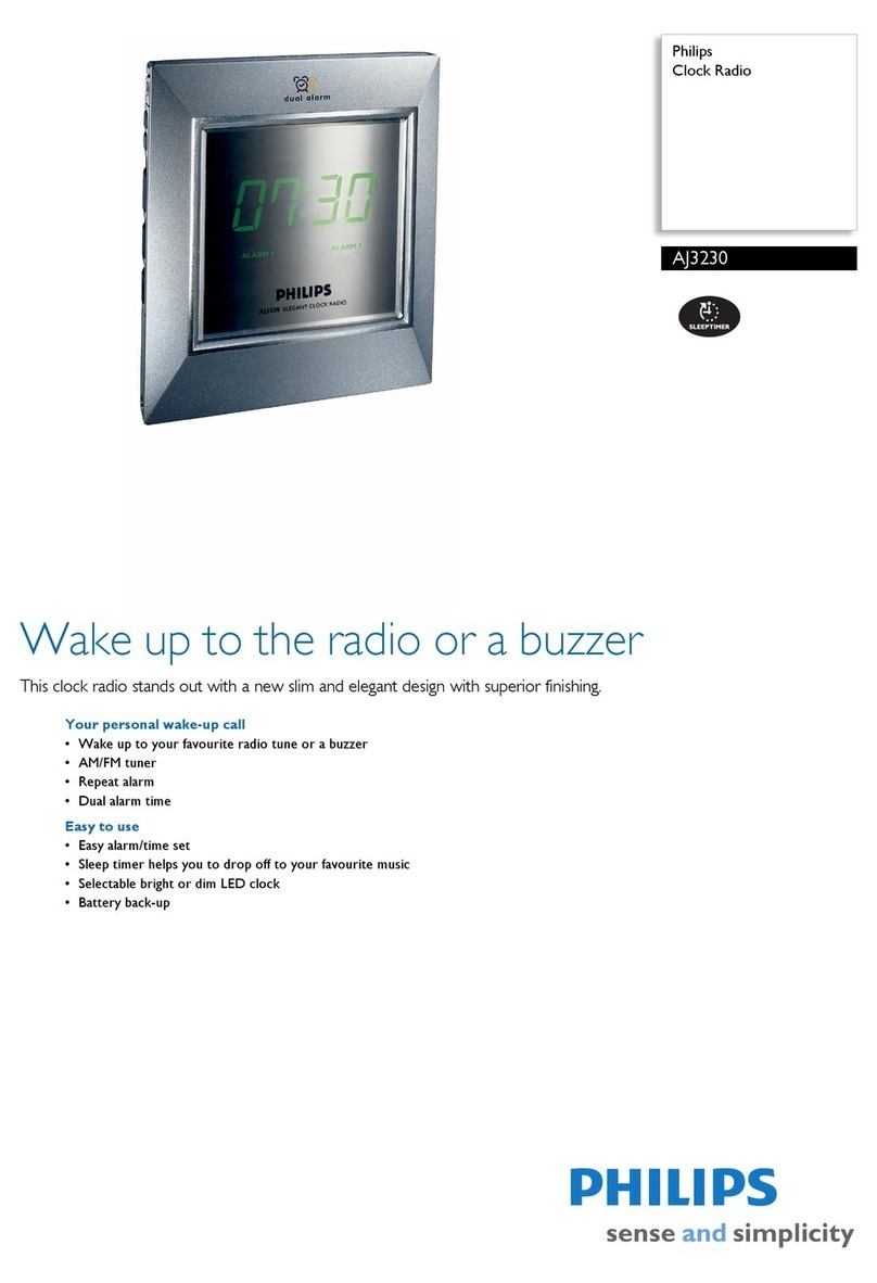 Philips AJ3230 User manual